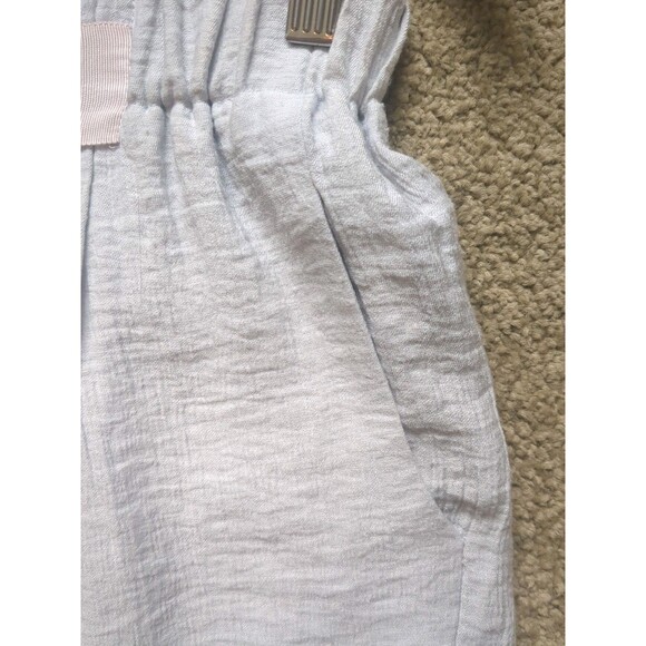 BCBG Maxazria Mini Bubble Skirt SM Womens Soft Blue High Waist Pleated W/Pockets - Picture 4 of 10